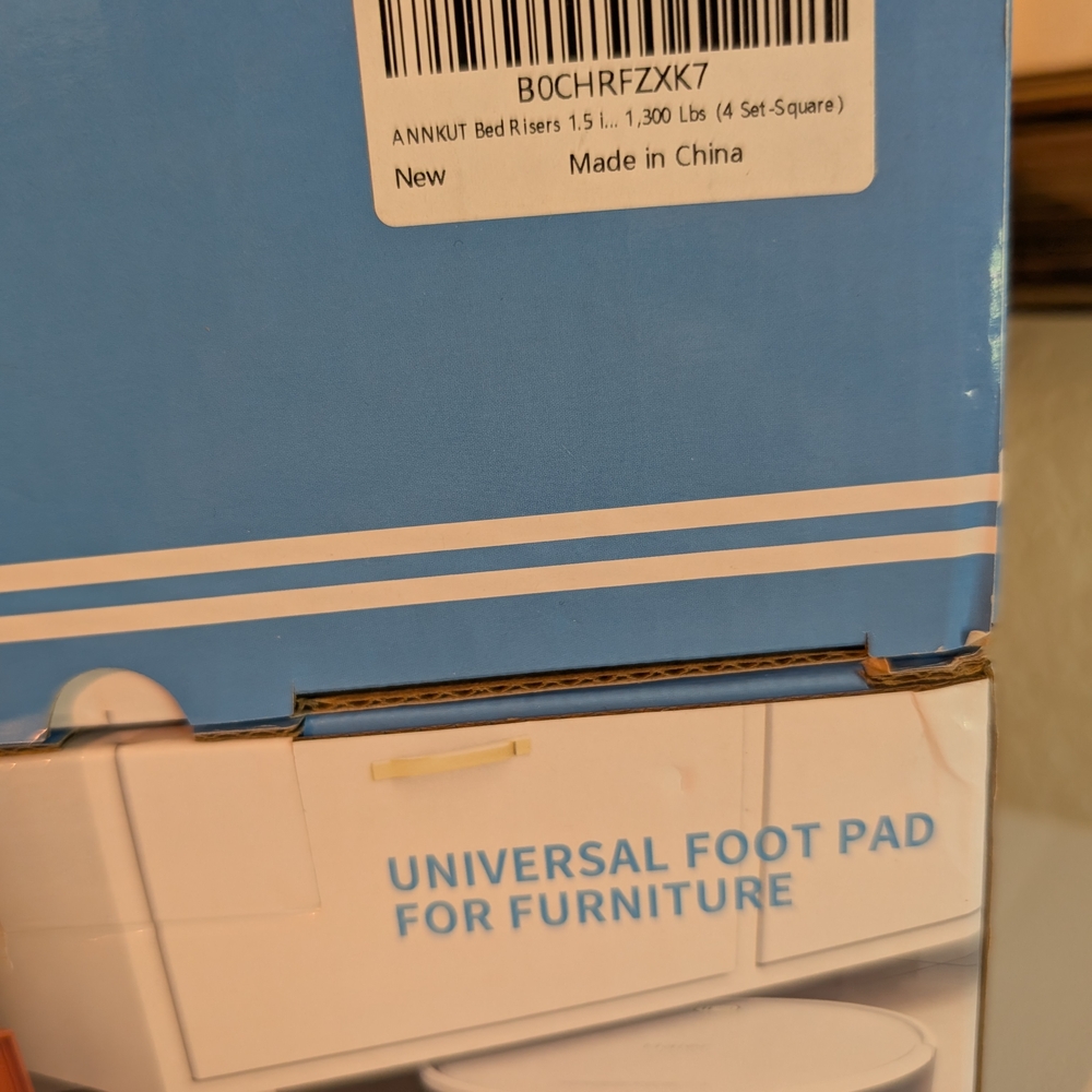 Brown and Black Universal Furniture Foot Pads - Picture 2 of 3